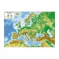 CWR carta geografica Europa plastificata fisico/politica 100x140 cm – 06991