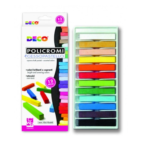 CWR DECO Gessopastello gessi quadri policromi, 12 pezzi – MY/MCP12