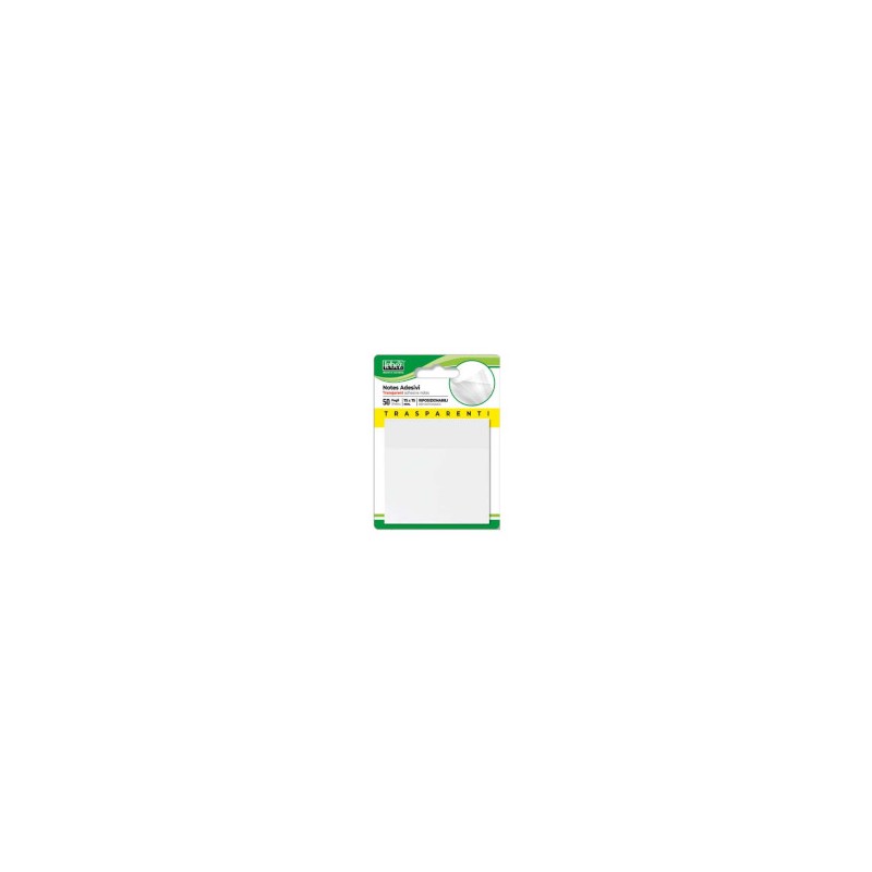 Memostick Lebez trasparenti 75x75 mm, blocchetto da 50 fogli - 81638 Memostick Lebez trasparenti 75x75 mm, blocchetto da 50 fogli - 81638