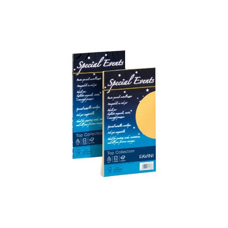 1 - FAVINI  Busta Special Events 11x22 bianco 10 pz. 120 gr A570154