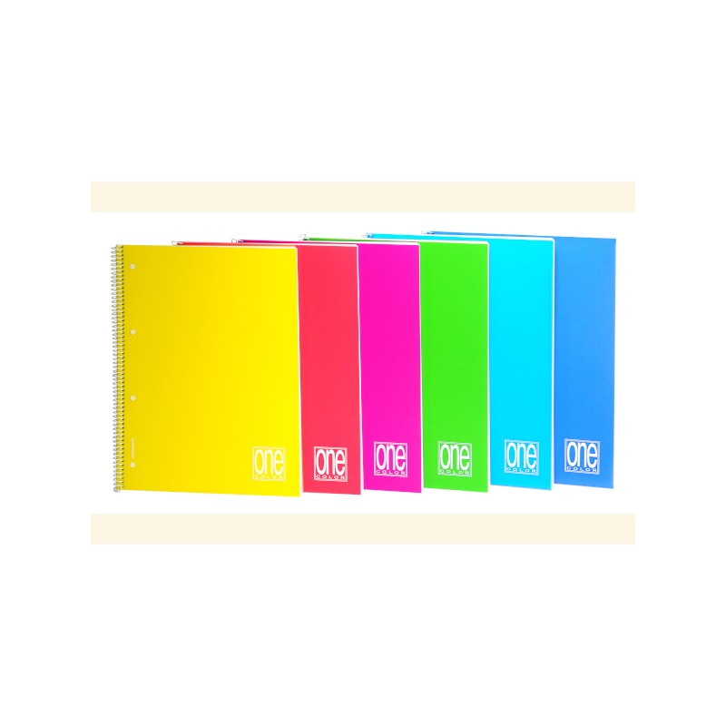 Blasetti One Color maxi quaderno con spirale A4+ 80 g 80+1 fogli rigatura 5M copertina in polipropilene 2935 Blasetti One Color maxi quaderno con spirale A4+ 80 g 80+1 fogli rigatura 5M copertina in polipropilene 2935
