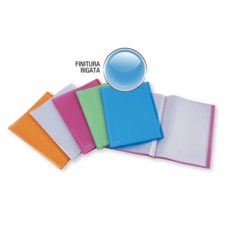 1 - FAVORIT  Portalistino copertina morbida Luina assortiti A4 40 bustine 090482