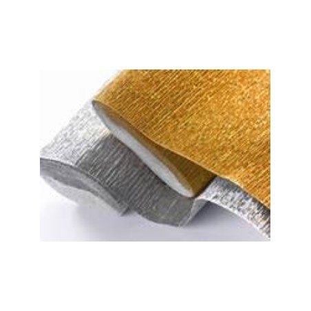 1 - ROSSI  carta crespa metallizzata argento 60GR