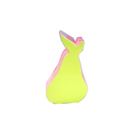 1 - PICARTA 50 pezzi Segnaprezzi piccoli forma pera colore fluo 40004