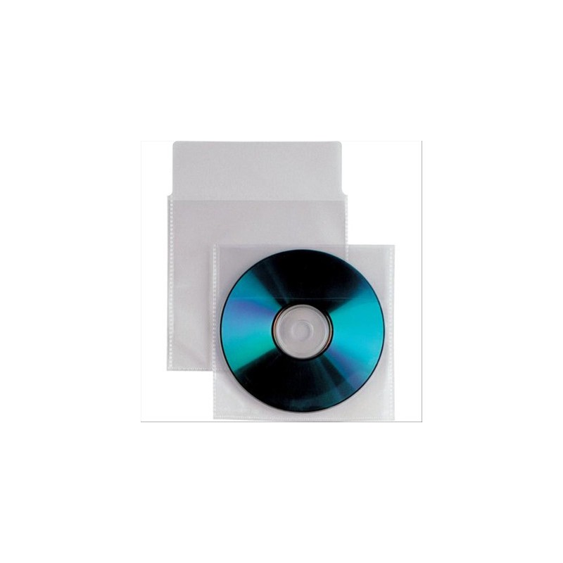 SEI ROTA Busta porta CD con chiusura a patella trasp. 100 pz. 430104 SEI ROTA Busta porta CD con chiusura a patella trasp. 100 pz. 430104