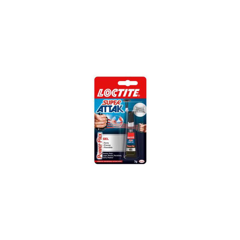 SUPER ATTAK Power Gel Colla Istantanea Universale 3gr 2947515 SUPER ATTAK Power Gel Colla Istantanea Universale 3gr 2947515