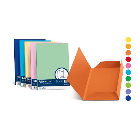 1 - FAVINI 25 pz Cartelle per atti arancio 3 lembi 200 grA50E434