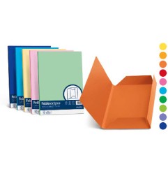 1 - FAVINI 25 pz Cartelle per atti blu prussia 3 lembi 200 grA50K434