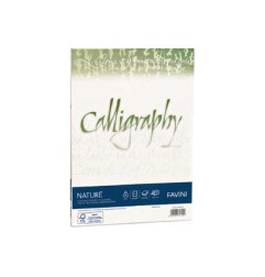 1 - FAVINI  50 pz Carta A4 Nature Algae Avorio 200 gr Calligraphy A69Q344