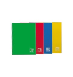 1 - BLASETTI Quaderno Spiralato A5 ONE COLOR Rig.5M 60 fogli No Fori 1297