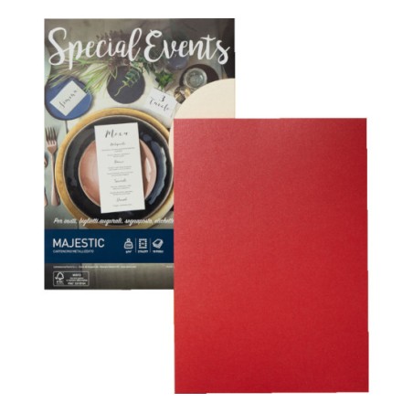 1 - CARTA SPECIAL EVENT ROSSO A4 250G. -10FG A69C174