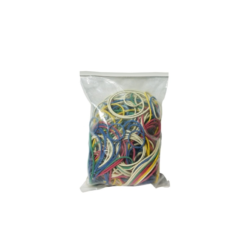 MARKIN 10 bustine x 100gr elastici assortiti in gomma MARKIN 10 bustine x 100gr elastici assortiti in gomma