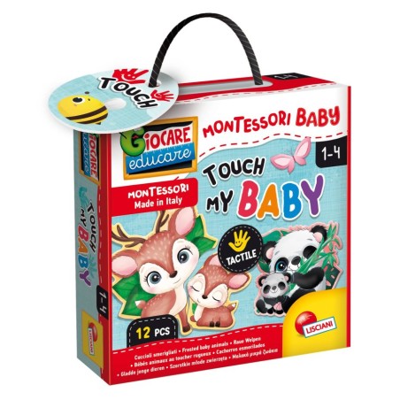 1 - LISCIANI MONTESSORI BABY TOUCH CARDS 92673