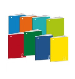 Blasetti Colorface maxi quaderni A4 100 g 18+1 fogli rigatura 5M copertine con faccine – confezione 10 pezzi