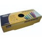 FELLOWES 50 pezzi Dorsi rigidi rilegafogli 8 mm colore nero D108NE FELLOWES 50 pezzi Dorsi rigidi rilegafogli 8 mm colore nero D108NE