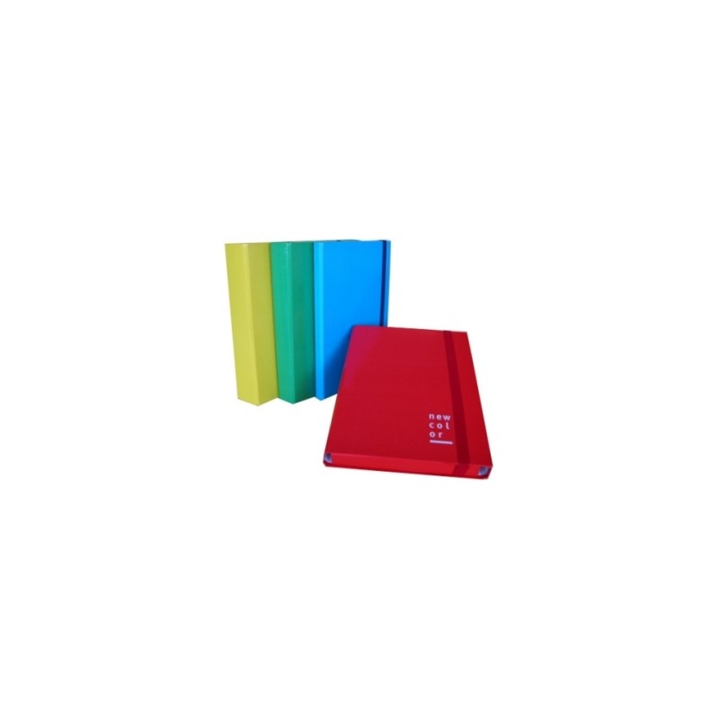 BREFIOCART Cartella portaprogetti dorso 3 cm elastico piatto colore rosso lucido 0221303
