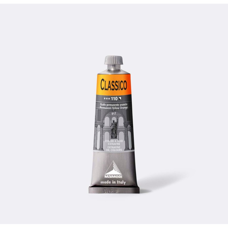 Maimeri Classico colore a olio extrafine Giallo permanente arancio 60 ml M0306110 Maimeri Classico colore a olio extrafine Giallo permanente arancio 60 ml M0306110