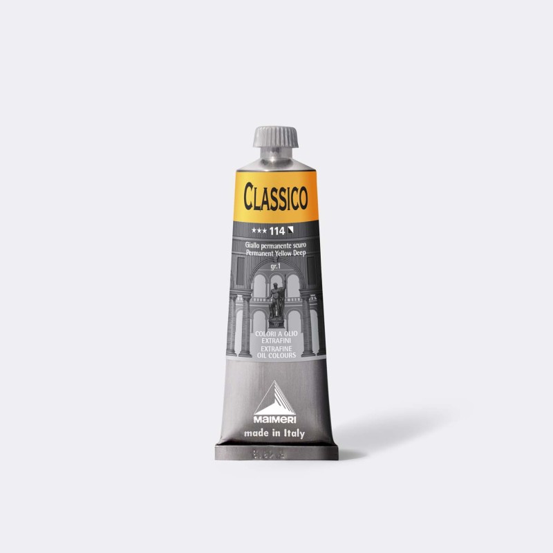 TEMPERA OLIO MAIMERI CLASSICO 60ml GIALLO PERMANENTE SCURO M0306114 TEMPERA OLIO MAIMERI CLASSICO 60ml GIALLO PERMANENTE SCURO M0306114