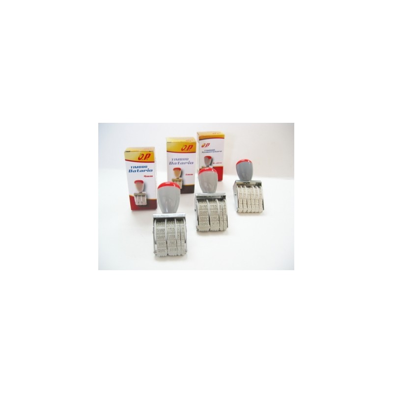 NUMERATORE GOMMA 6 CIFRE 5MM SI-006 OP24.11 NUMERATORE GOMMA 6 CIFRE 5MM SI-006 OP24.11
