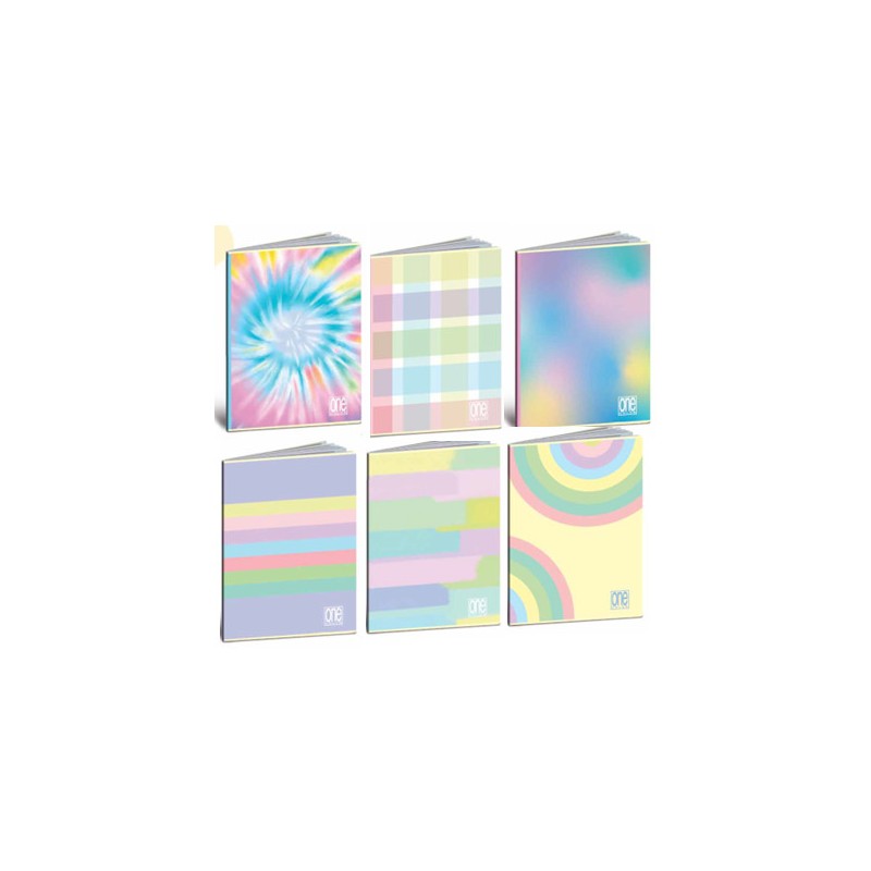 Blasetti One Color Pastel Plus maxi quaderni A4 80 g 20+1 fogli rigatura 1R con Jolly Page – confezione 10 pezzi 7744