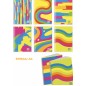 Blasetti One Color Fantafluo maxi quaderno con spirale A4+ 80 g 60 fogli rigatura 5M con fori d'archivio 8128
