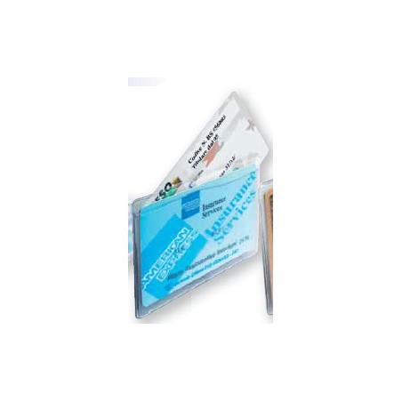 1 - FAVORIT Conf.50 pz Porta Carte 2 Tasche Sagomate 9,5x6,5cm 500082