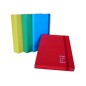 BREFIOCART Cartella portaprogetti dorso 10 elastico piatto colore rosso lucido 0221301
