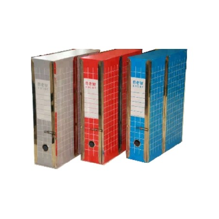 1 - BREFIOCART Scatola portadocumenti Newcolor apertura parziale colore rosso