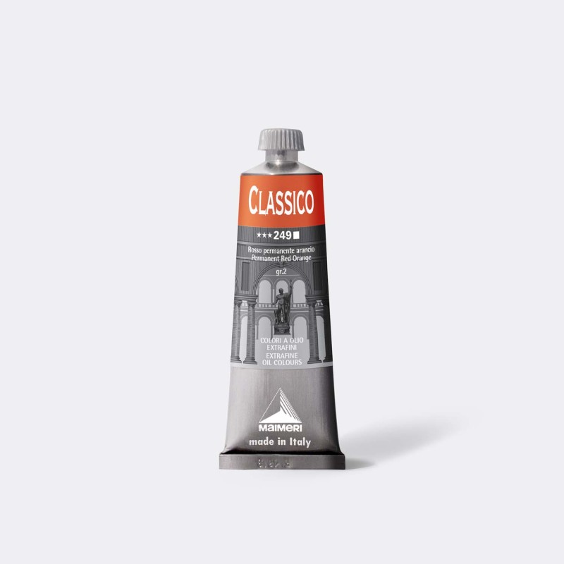 TEMPERA OLIO MAIMERI CLASSICO 60ml ROSSO PERMANENTE ARANCIO M0306249 TEMPERA OLIO MAIMERI CLASSICO 60ml ROSSO PERMANENTE ARANCIO M0306249
