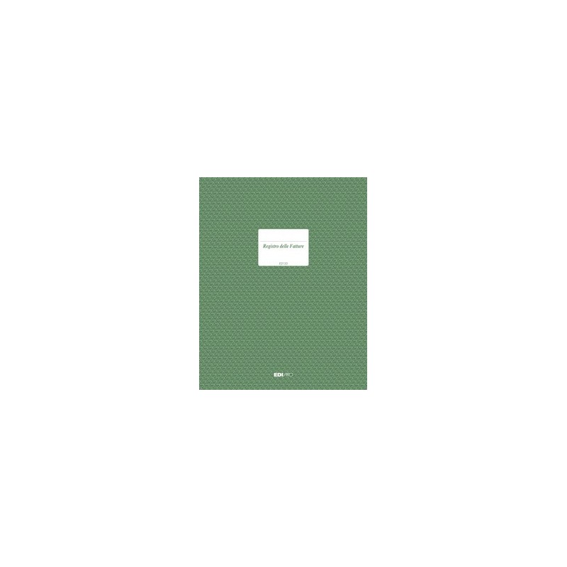 EDIPRO Registro IVA fatture 22 pagine numerate E2133 EDIPRO Registro IVA fatture 22 pagine numerate E2133