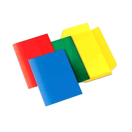 1 - ARCA 10 pz Cartelle per atti plastificata verde 300 gr 0235/VE