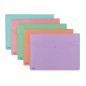 FAVORIT Busta portadocumenti con bottone pastel ass.5 pz. 121107