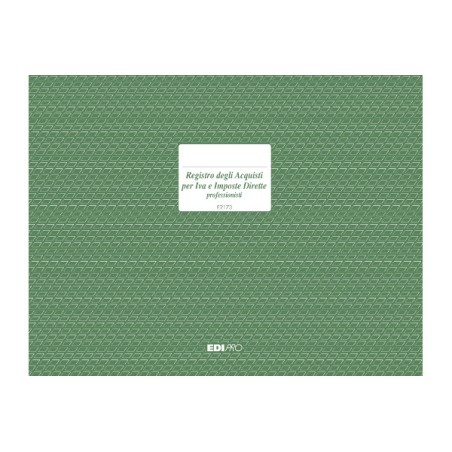 1 - EDIPRO  Registro degli acquisti /pagamenti professionisti 19 pagine E2173