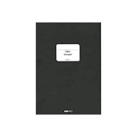 Libro inventari 92 pagine numerate 92 fogli Edipro - E2369