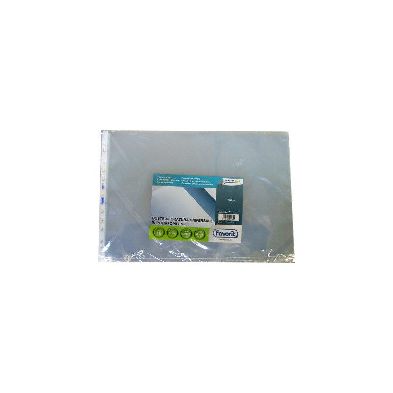 FAVORIT Buste a foratura universale lato corto lucide 30x42 (A3) cm 10 pz. 42x30 053791