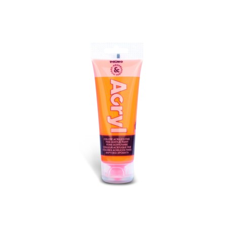 1 - MOROCOLOR PRIMO Tempera Acrilica Tubetto 75 mL Arancio Fluo 420TAF75250