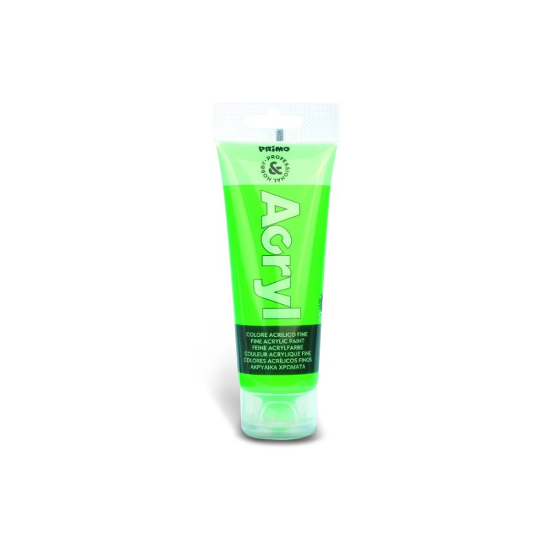 MOROCOLOR PRIMO Tempera Acrilica Tubetto 75 mL Verde Fluo 420TAF75610 MOROCOLOR PRIMO Tempera Acrilica Tubetto 75 mL Verde Fluo 420TAF75610