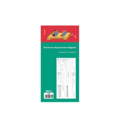 1 - EDIPRO  Blocco scontrino riparazione oggetti (50 cartoncini a 3 tagliandi) E5665
