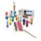 MOROCOLOR PRIMO Set Tempera Acrilica 15 Colori 75 mL 5 Pennelli Piatto MOROCOLOR PRIMO Set Tempera Acrilica 15 Colori 75 mL 5 Pennelli Piatto