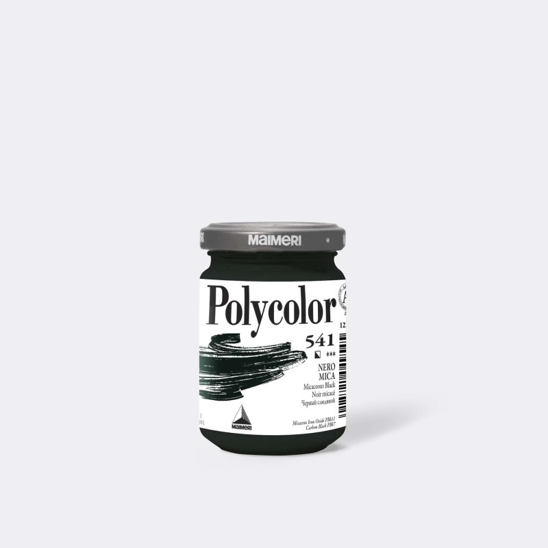 TEMPERA MAIMERI POLYCOLOR VINILICA 140ml NERO MICA M1220541 TEMPERA MAIMERI POLYCOLOR VINILICA 140ml NERO MICA M1220541
