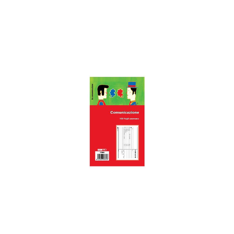 EDIPRO Blocco comunicazione autoricalcante 10x17 E5693A EDIPRO Blocco comunicazione autoricalcante 10x17 E5693A