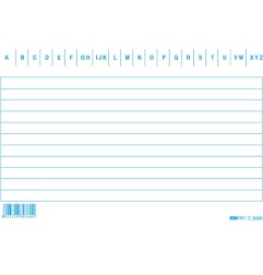 1 - EDIPRO SCHEDA 9X14 RIGATA-100 pezzi E3036