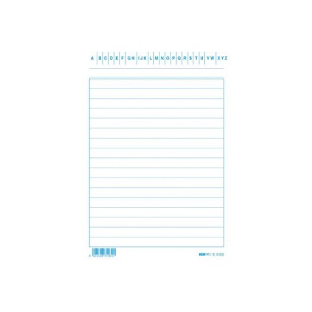Scheda Archivio 15x10,5 rigata 100 Pezzi Edipro - E3103