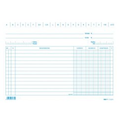 1 - EDIPRO 100 schede carico/scarico/esistenza 15x21 cm E3273