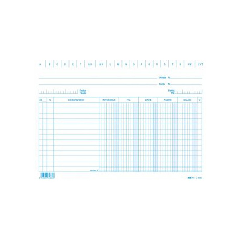 100 schede dare/avere/saldo/iva 15x21 cm Edipro - E3283 100 schede dare/avere/saldo/iva 15x21 cm Edipro - E3283