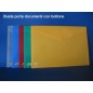 O.P. Busta portadocumenti con bottone verde 5 pz. OP5.87