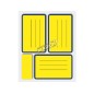 Etichette adesive fluo giallo Markin 70x37 Etichette adesive fluo giallo Markin 70x37