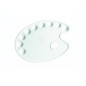 LEBEZ Tavolozza in Plastica 9 Scomparti Bianca 833 LEBEZ Tavolozza in Plastica 9 Scomparti Bianca 833