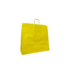 1 - SHOPPER CARTA 14+8,5x21,5 GIALLO Ritorta -50pz ref.137