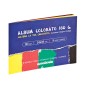 Album Colorato 10 Cartoncini Colori Assortiti cm 24X34 41/063